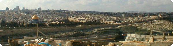 Jerusalem from the Mt. of Olives