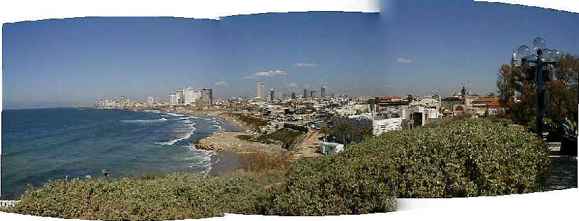 Tel Aviv skyline from old Jaffa