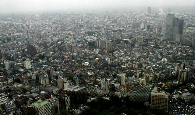 View from the top of city hall